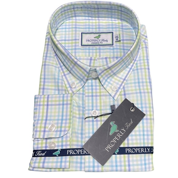 NWT ProperlyTied Laguna Sportshirt YXL 18 - Picture 1 of 4